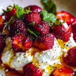 Whipped Feta with Roasted Strawberries Whipped Feta with Roasted Strawberries