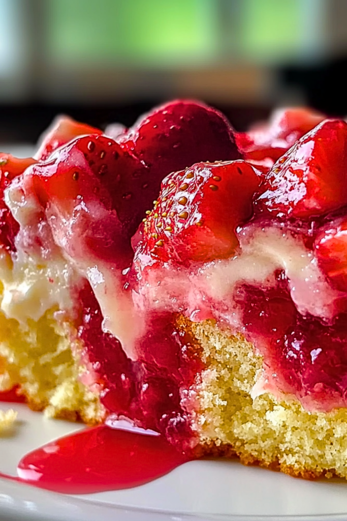 Moist Strawberry Earthquake Cake Moist Strawberry Earthquake Cake