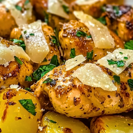 Garlic Parmesan Chicken and Potatoes