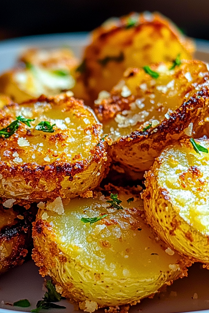 Parmesan Crusted Potatoes Parmesan Crusted Potatoes
