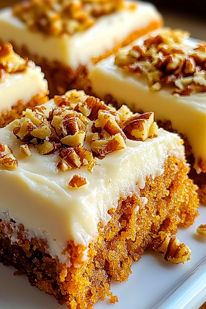 Decadent Carrot Cake Bars with Cream Cheese Frosting Decadent Carrot Cake Bars with Cream Cheese Frosting