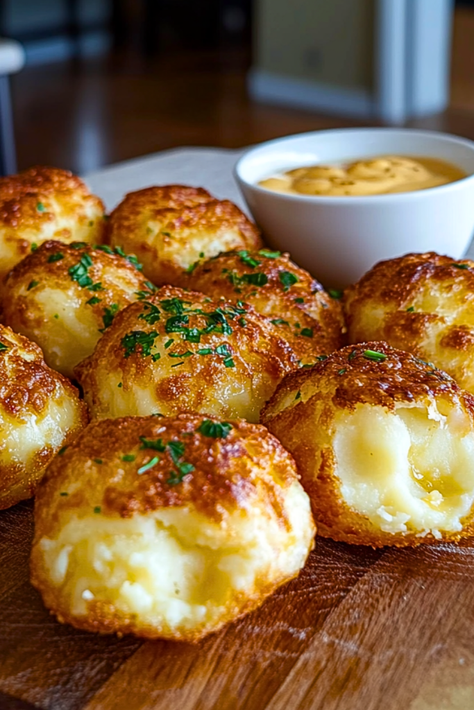 Mashed Potato Cheese Puffs Mashed Potato Cheese Puffs