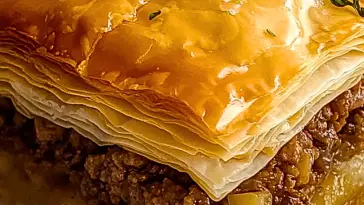 Greek Phyllo Meat Pie