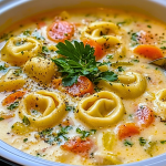 Slow Cooker Creamy Tortellini Soup Slow Cooker Creamy Tortellini Soup