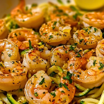 One-Pan Lemon Garlic Shrimp and Zucchini Noodles One-Pan Lemon Garlic Shrimp and Zucchini Noodles