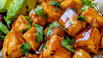 Honey Chipotle Chicken Rice Bowls