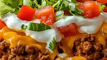 Loaded Taco Beef Casserole