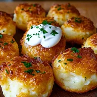Mashed Potato Cheese Puffs