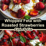 Whipped Feta with Roasted Strawberries