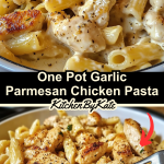 One Pot Garlic Parmesan Chicken Pasta