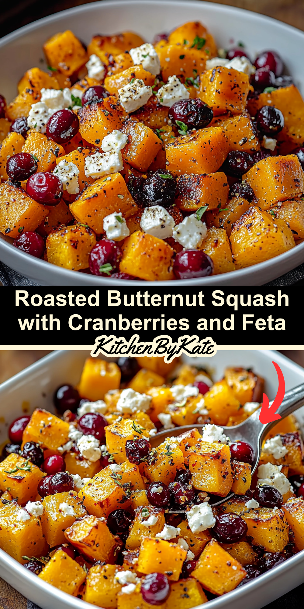 Roasted Butternut Squash with Cranberries and Feta Roasted Butternut Squash with Cranberries and Feta