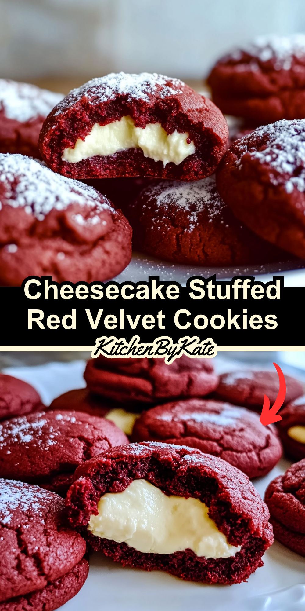 Cheesecake Stuffed Red Velvet Cookies Cheesecake Stuffed Red Velvet Cookies