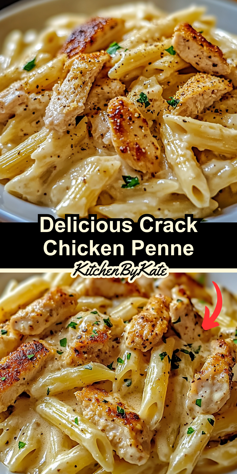 Crack Chicken Penne Crack Chicken Penne