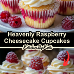 Heavenly Raspberry Cheesecake Cupcakes