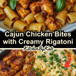 Cajun Chicken Bites with Creamy Rigatoni