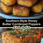 Southern-Style Honey Butter Cornbread Poppers