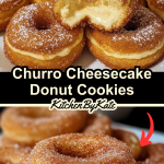 Churro Cheesecake Donut Cookies