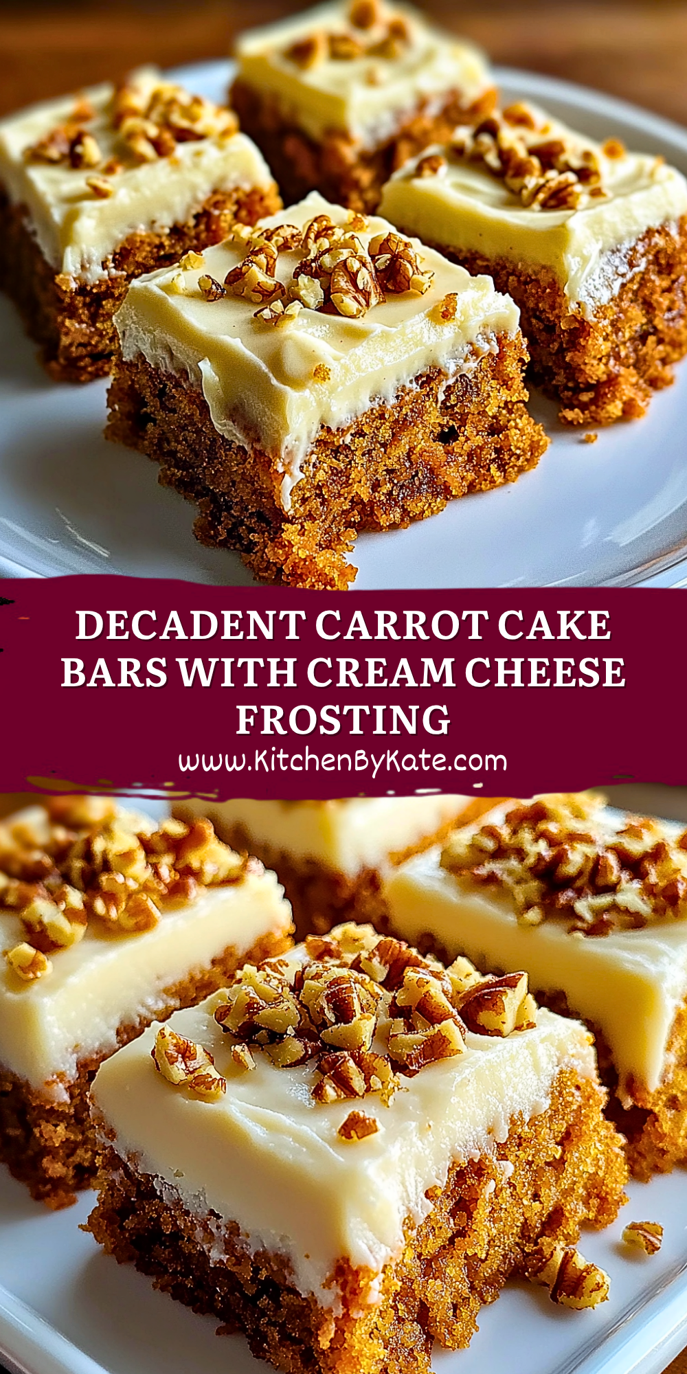Decadent Carrot Cake Bars with Cream Cheese Frosting Decadent Carrot Cake Bars with Cream Cheese Frosting