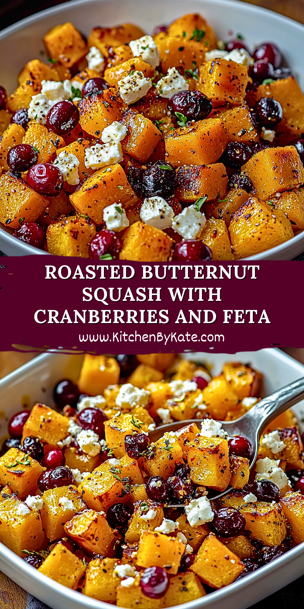 Roasted Butternut Squash with Cranberries and Feta Roasted Butternut Squash with Cranberries and Feta