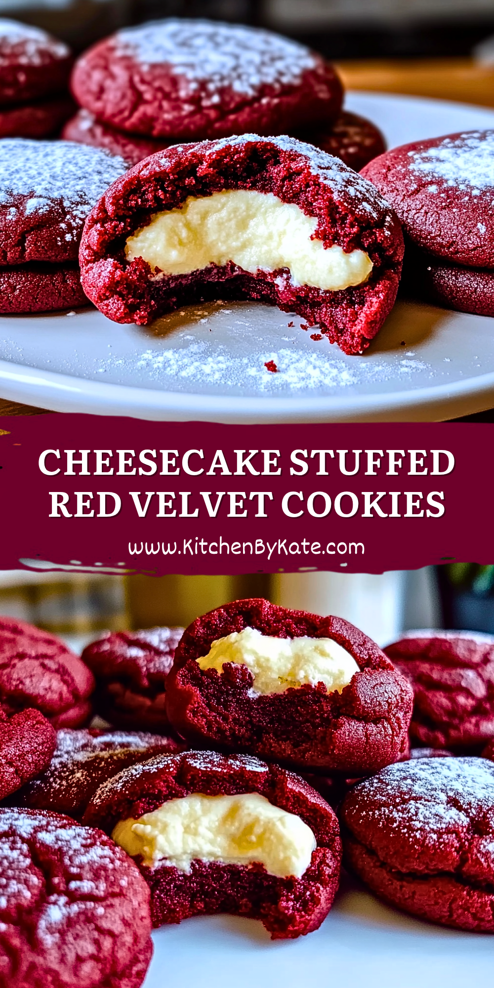 Cheesecake Stuffed Red Velvet Cookies Cheesecake Stuffed Red Velvet Cookies