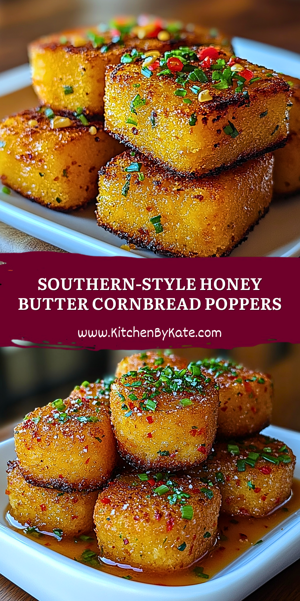 Southern-Style Honey Butter Cornbread Poppers Southern-Style Honey Butter Cornbread Poppers