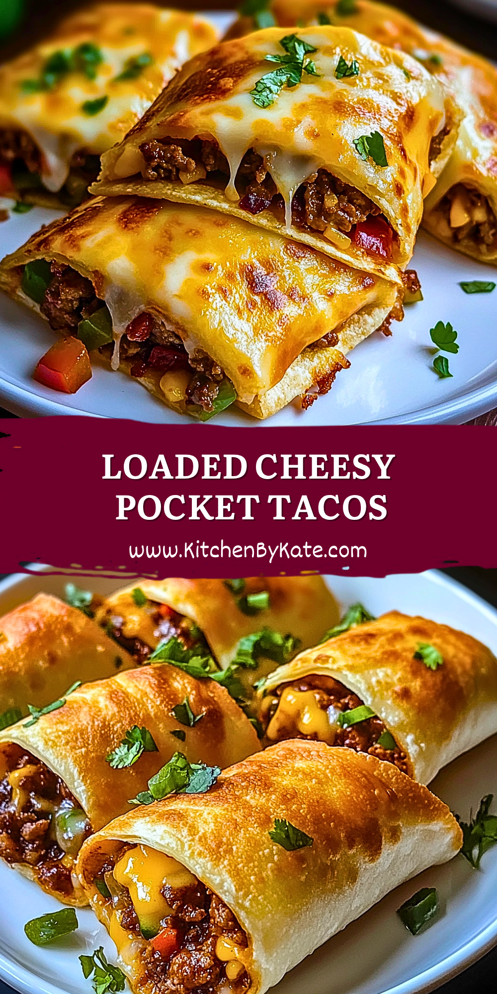 Loaded Cheesy Pocket Tacos Loaded Cheesy Pocket Tacos