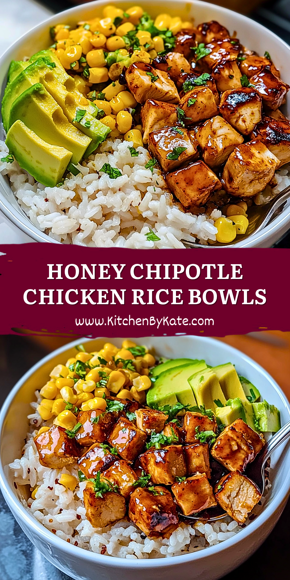 Honey Chipotle Chicken Rice Bowls Honey Chipotle Chicken Rice Bowls
