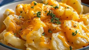 Crockpot Cheesy Potatoes
