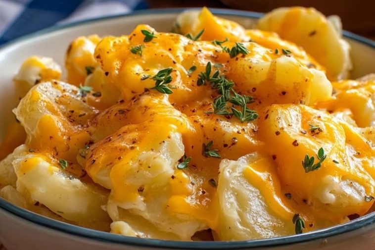Crockpot Cheesy Potatoes