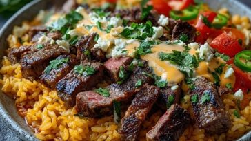 Steak & Queso Rice