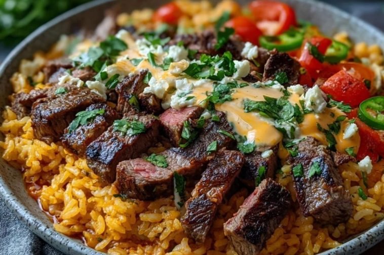 Steak & Queso Rice