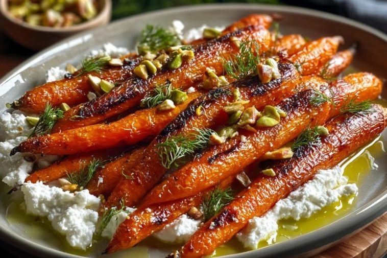 Roasted Carrots with Ricotta