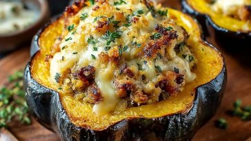 Stuffed Baked Acorn Squash
