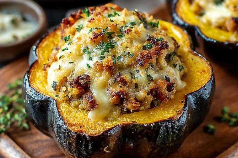Stuffed Baked Acorn Squash