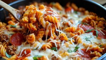 One Pot Pizza Pasta