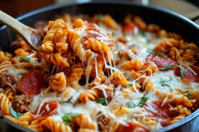 One Pot Pizza Pasta
