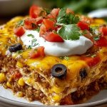 Layered Burrito Casserole