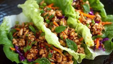 Asian Turkey Lettuce Wraps