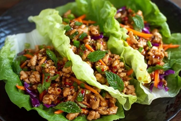 Asian Turkey Lettuce Wraps
