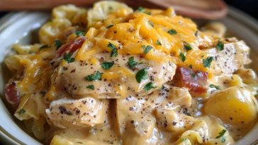 Crockpot Cheesy Chicken