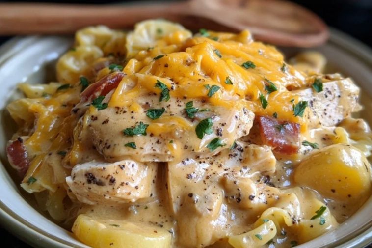 Crockpot Cheesy Chicken