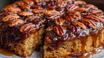 Pecan Upside Down Cake