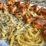 Cajun Garlic Butter Chicken Linguine in Creamy Parmesan Sauce