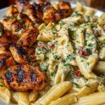 Cajun Garlic Butter Chicken Penne in Creamy Parmesan Sauce