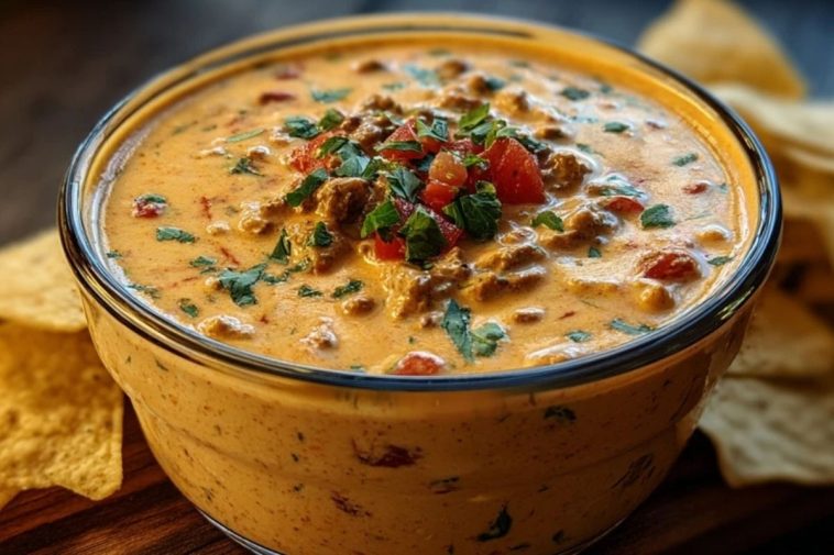 Cheesy Rotel Ranch Queso