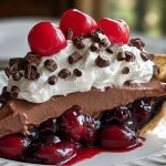 Chocolate Cherry Cream Pie