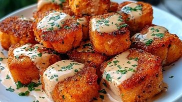 Crispy Bang Bang Salmon Bites
