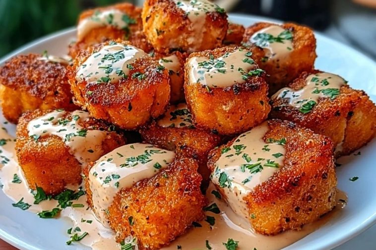 Crispy Bang Bang Salmon Bites