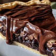 Decadent Hot Fudge Pie