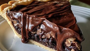 Decadent Hot Fudge Pie
